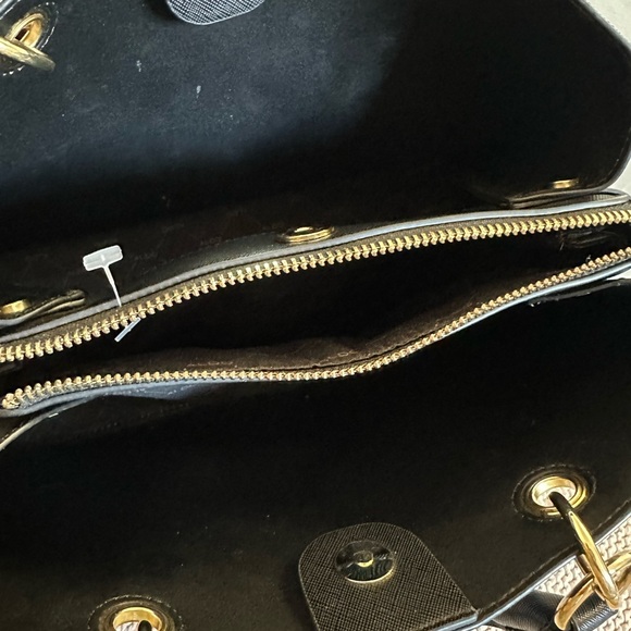 ALDO Elegant Black Tote with Gold Accents - Picture 10 of 11